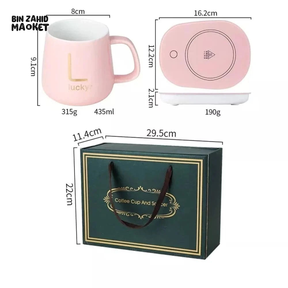 Ceramic Mug With Electric Temperature Plate