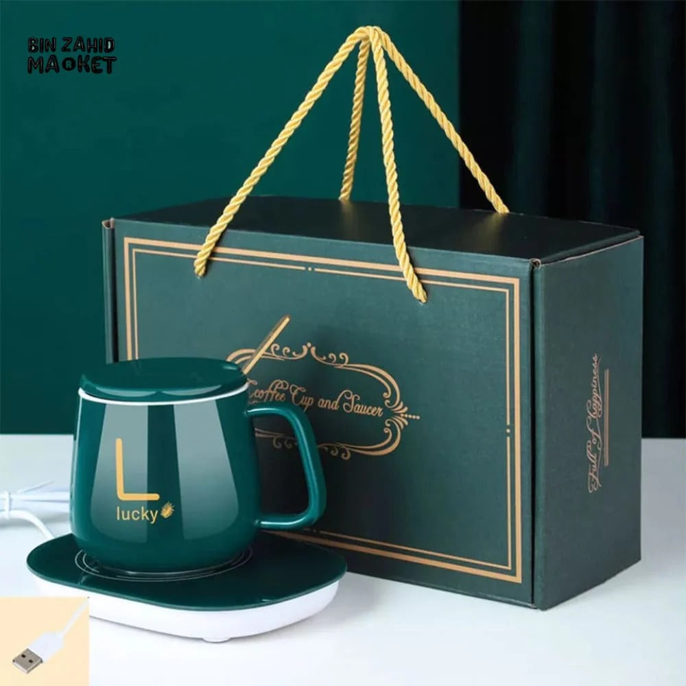 Ceramic Mug With Electric Temperature Plate