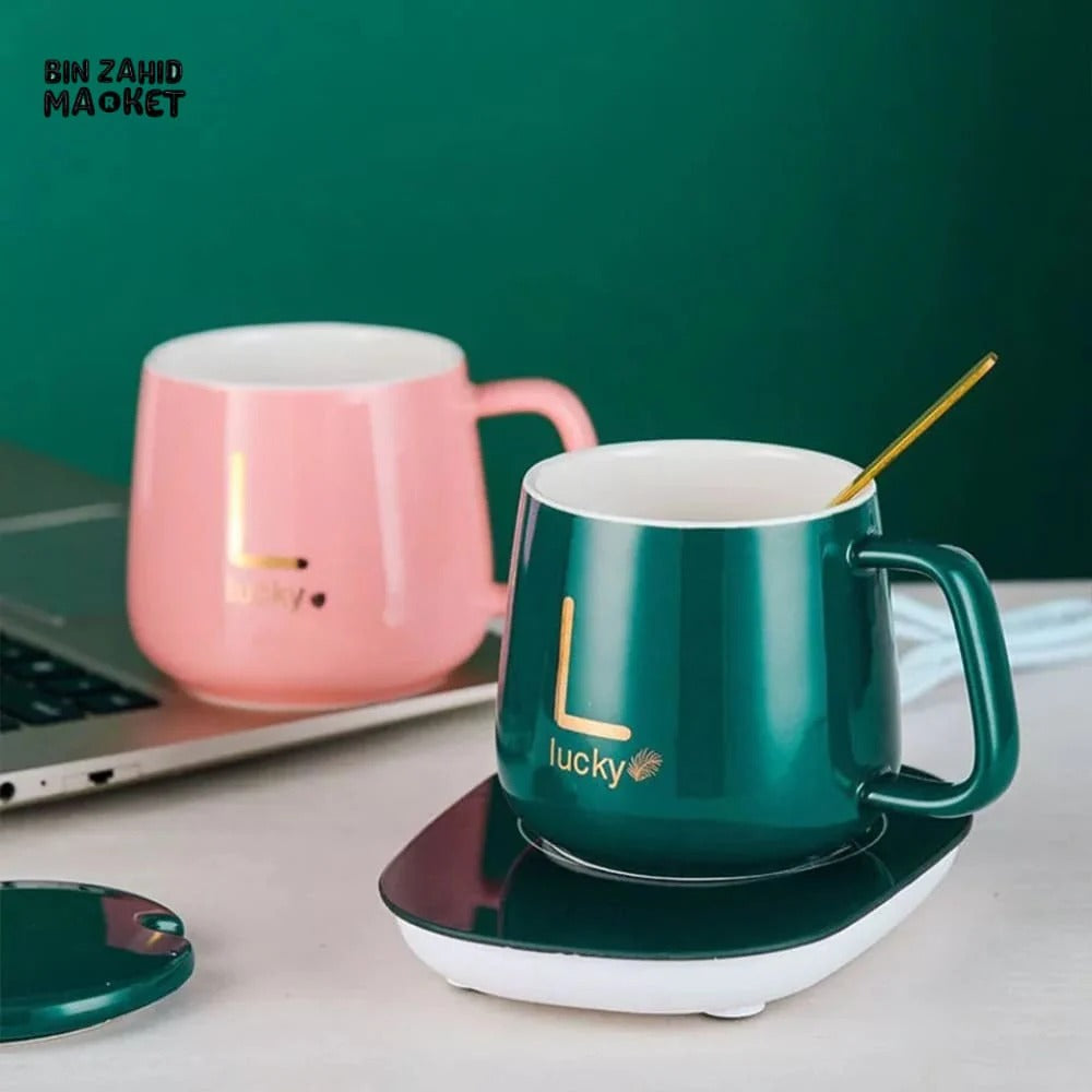 Ceramic Mug With Electric Temperature Plate
